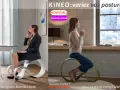 Le siège KINEO, pour varier les postures assises. Fini les inconvénients d'une position statique.